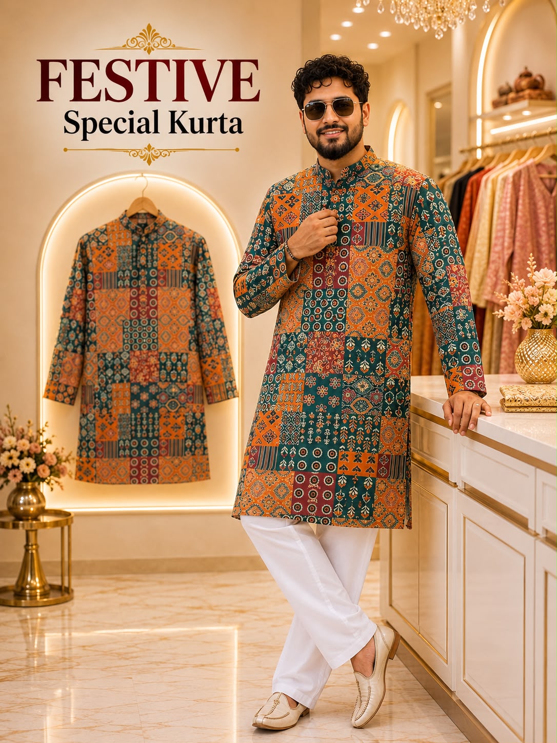 Festive Special Men’s Kurta Set
