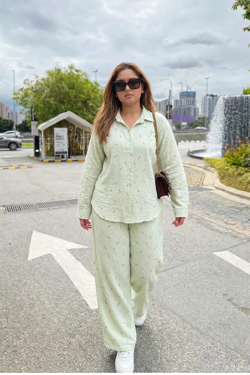 Pintersty Ultra Soft Mulmul Co-ord Set