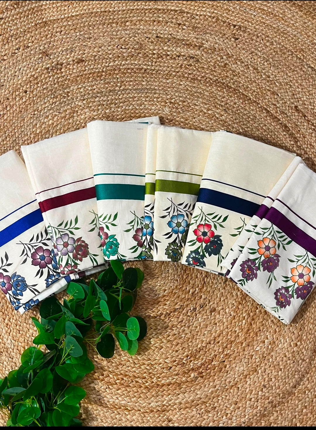 🌸 Premium Kerala Kasavu Saree Collection 🌸
