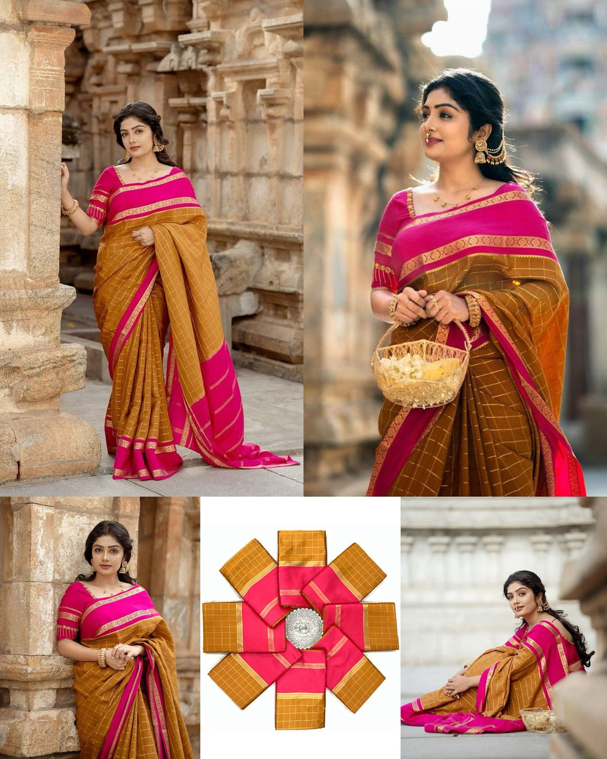 Premium Soft Lichi Silk Saree with Jacquard Work