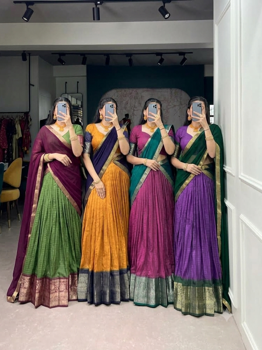 Dola Chex Lehenga Set
