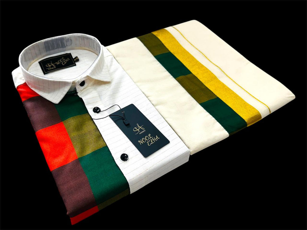 Shirt and mundu combo