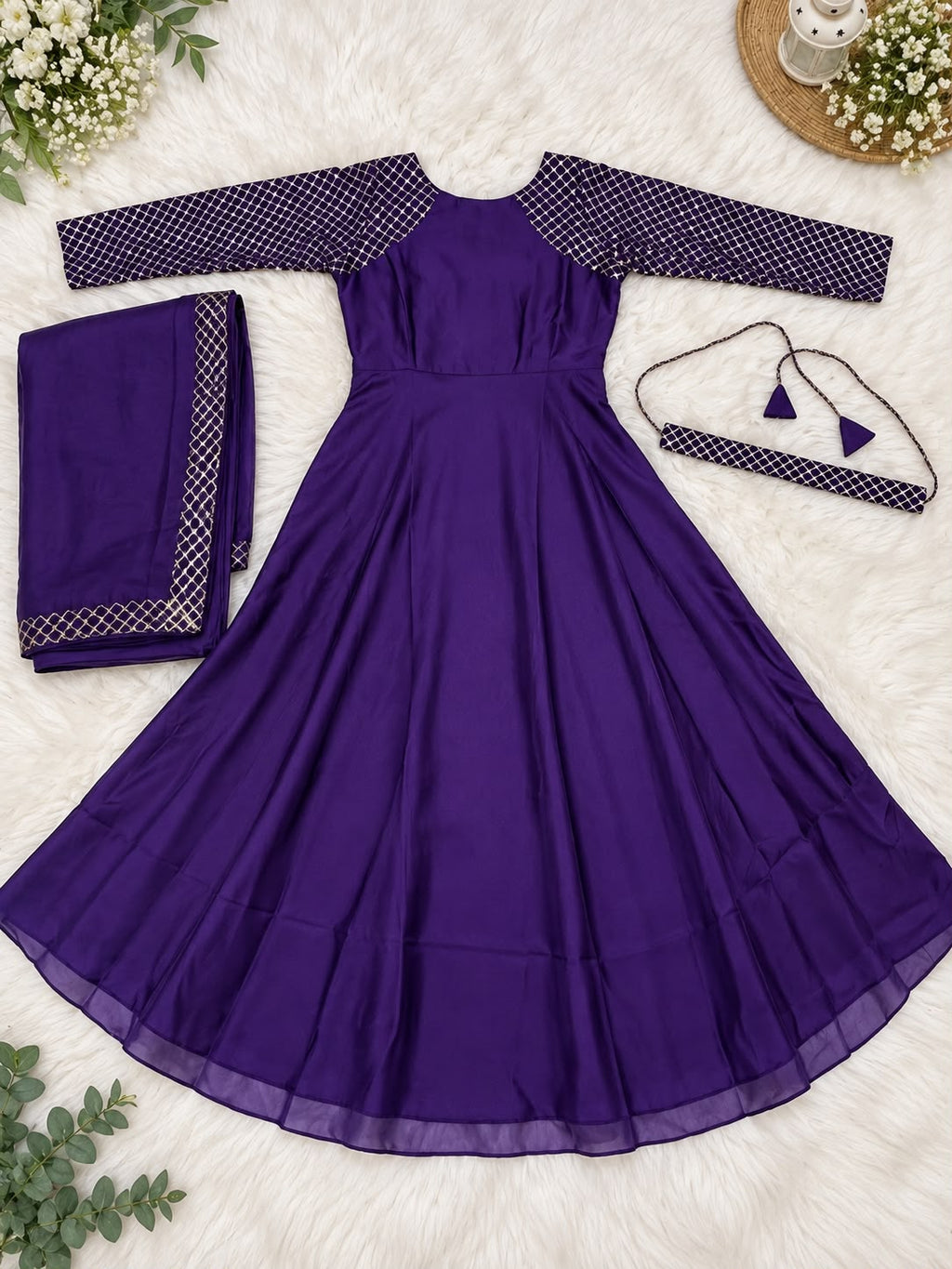 PRAGATI Anarkali – Sparkling Georgette