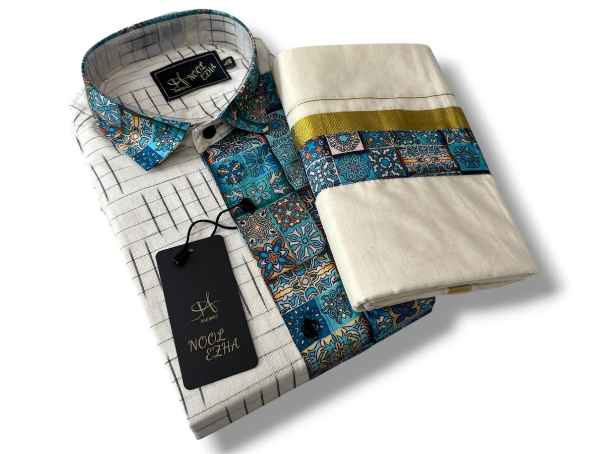 Premium Cotton Half & Half Full Sleeve Shirt Combo