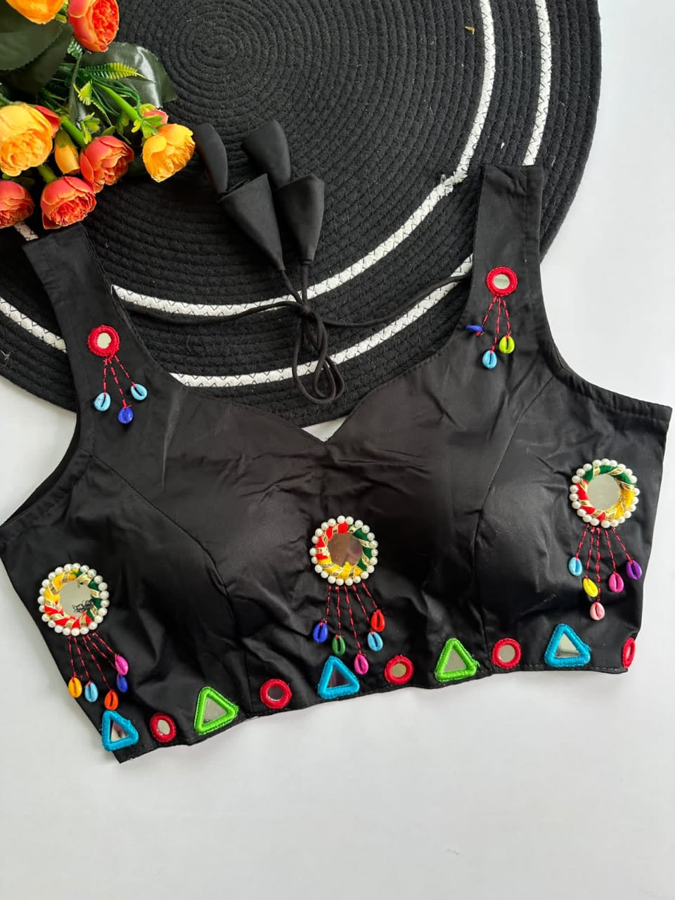 Fashion Collar Neck Blouse – Navratri Special