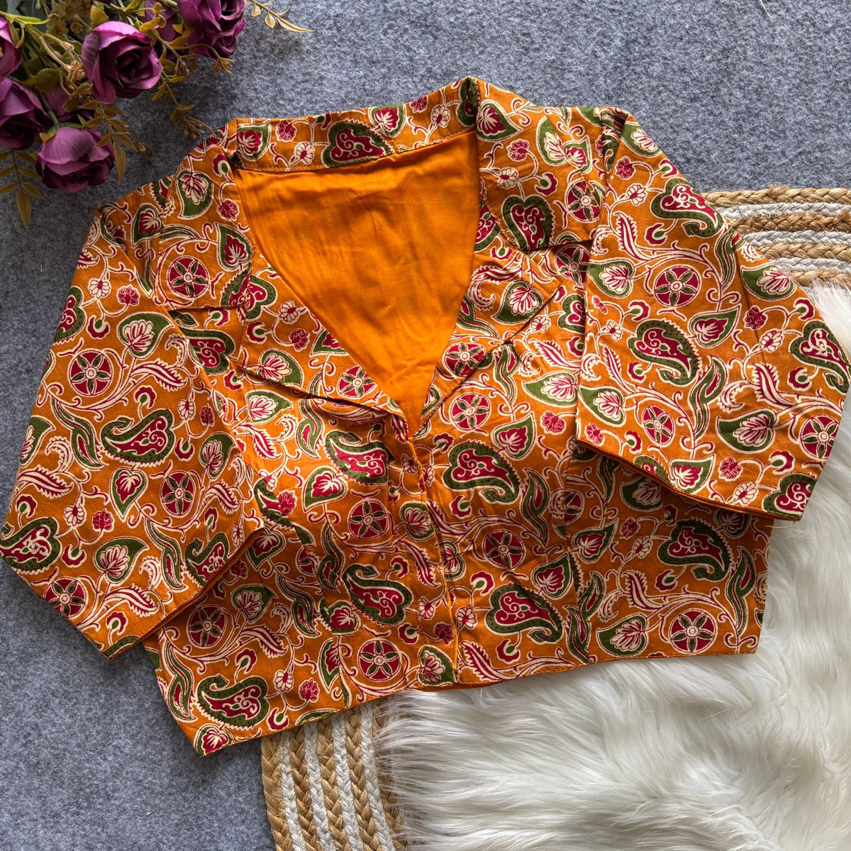 FASHION KALAMKARI SOUTH BLOUSE