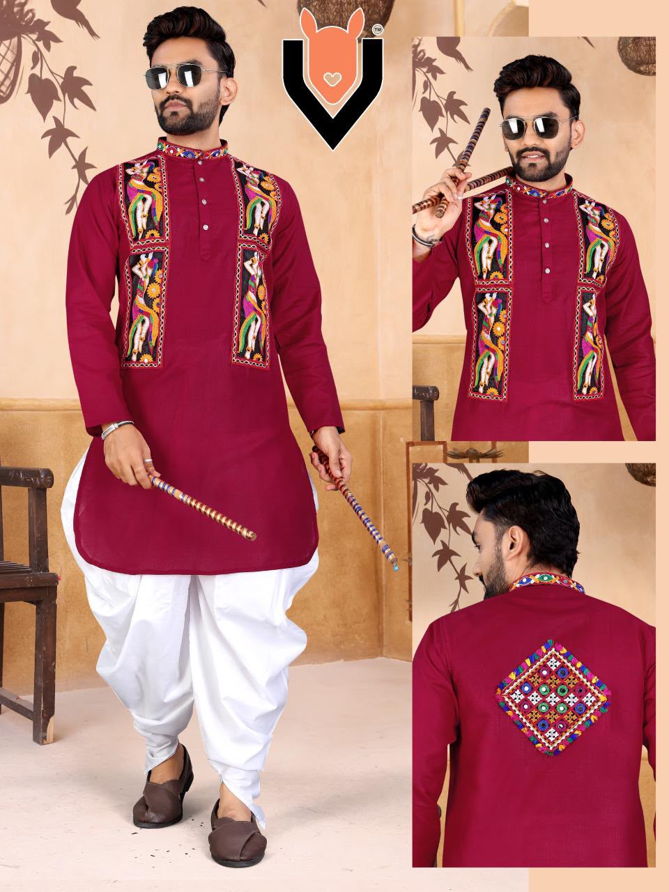 Traditional Super Hit Navratri Kurta with Dhot