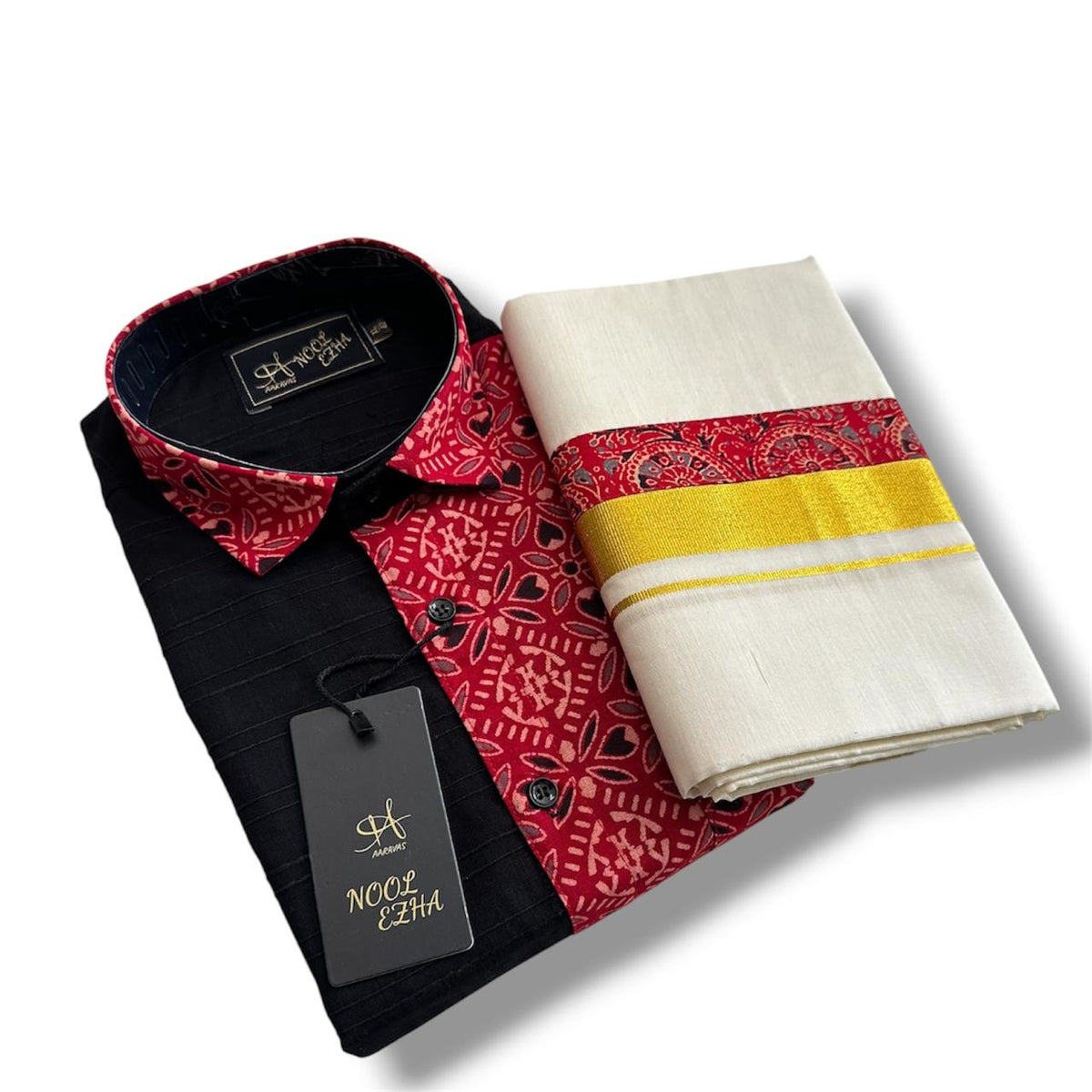 Premium Cotton Half & Half Full Sleeve Shirt Combo