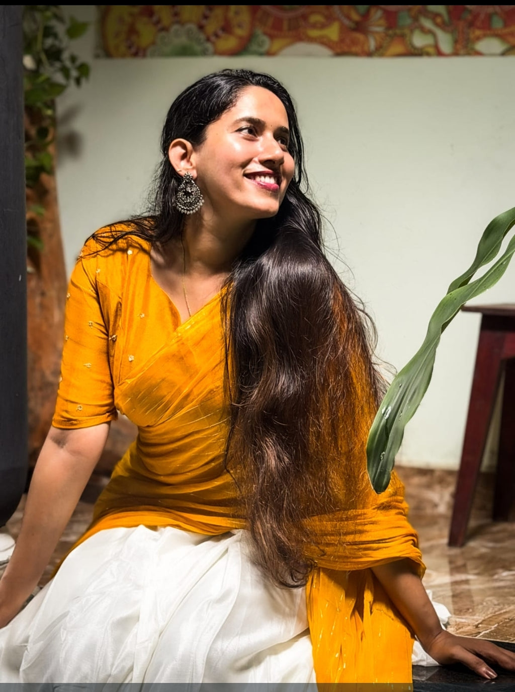 Guvaa Grace Ready-to-Wear Saree Set