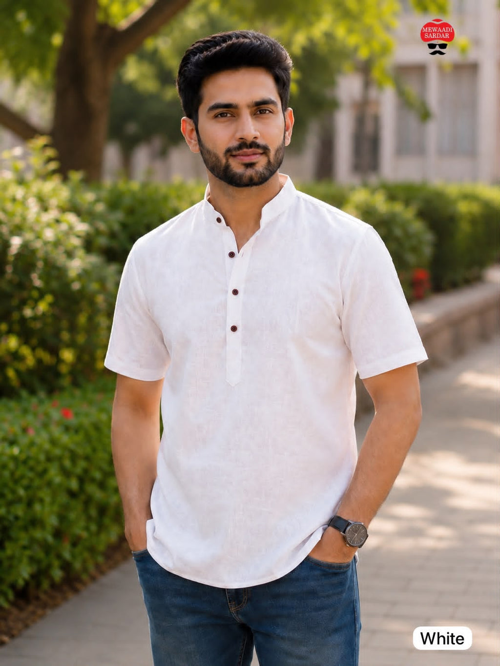 B-Desi 3.0 Short Kurta – Khadi Linen