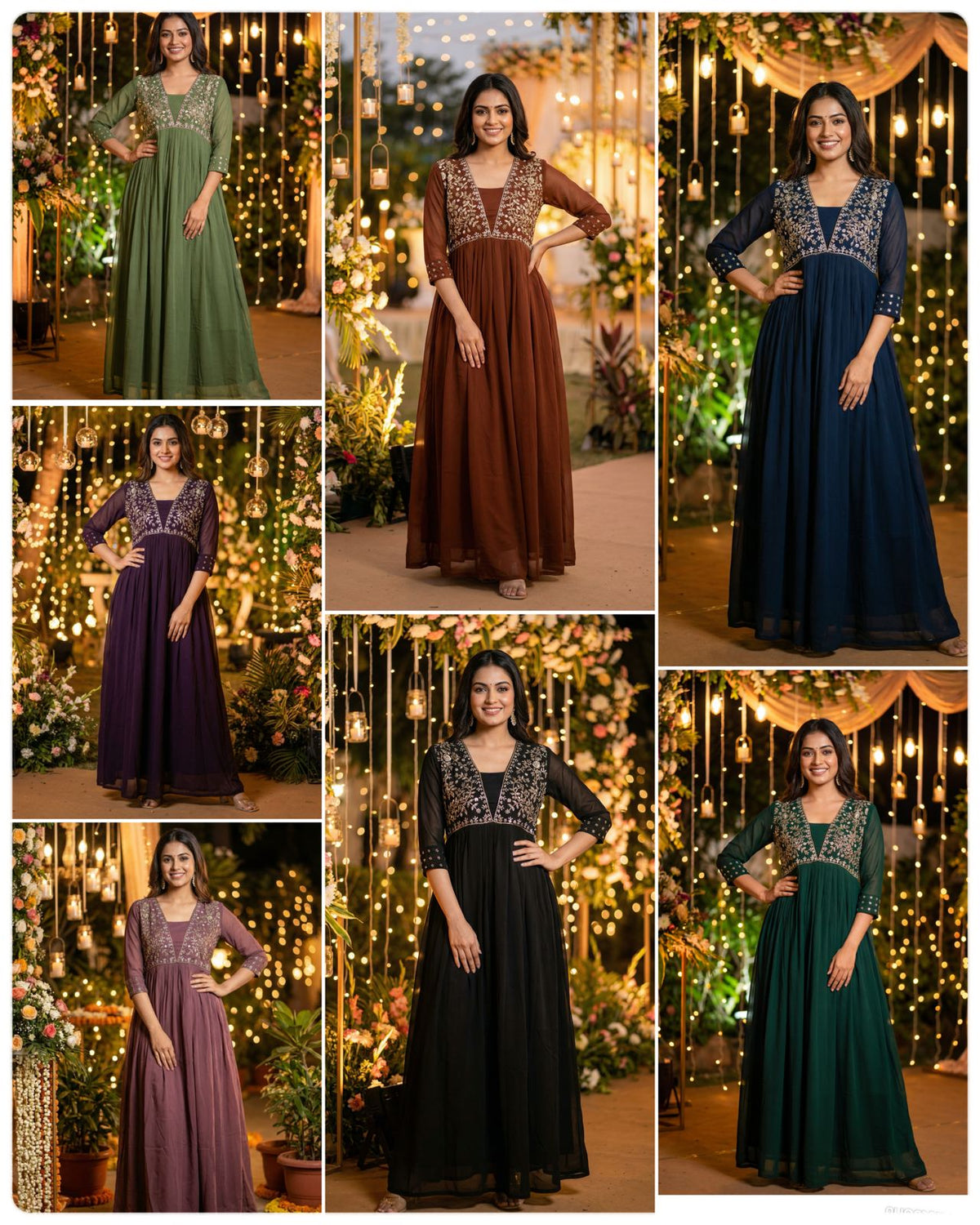 AMAYRA Ready-to-Wear Embroidered Gown