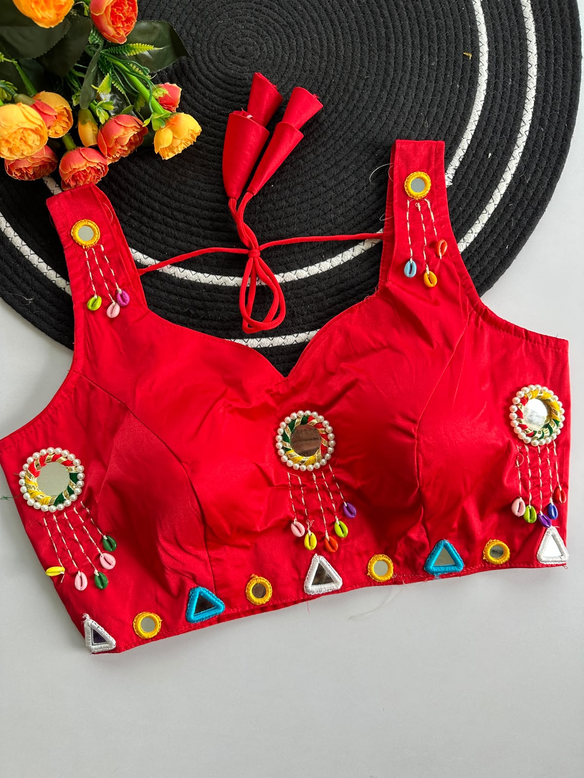Fashion Collar Neck Blouse – Navratri Special