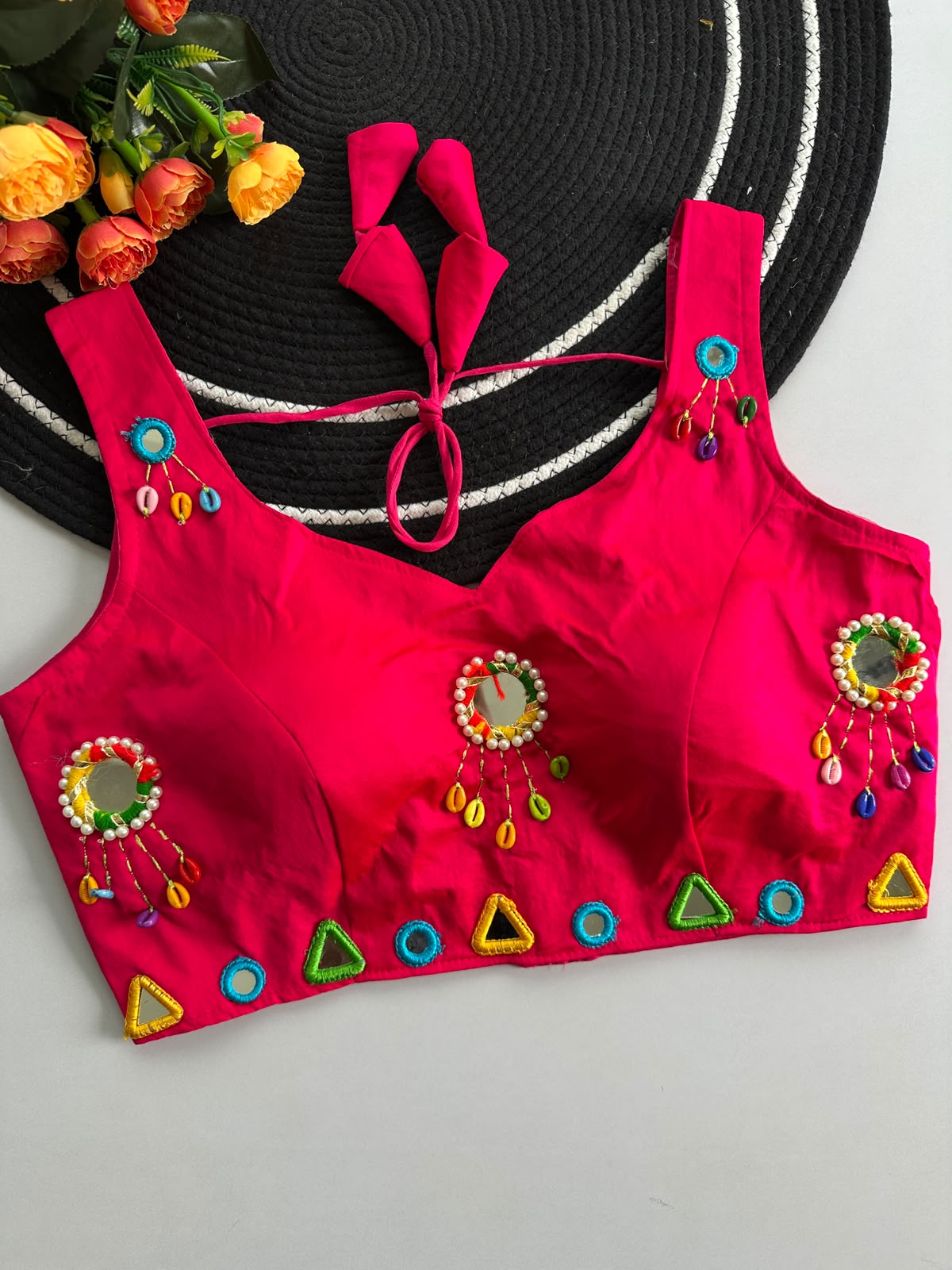 Fashion Collar Neck Blouse – Navratri Special