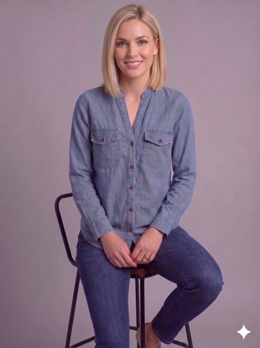 Always New Ladies Denim Shirt