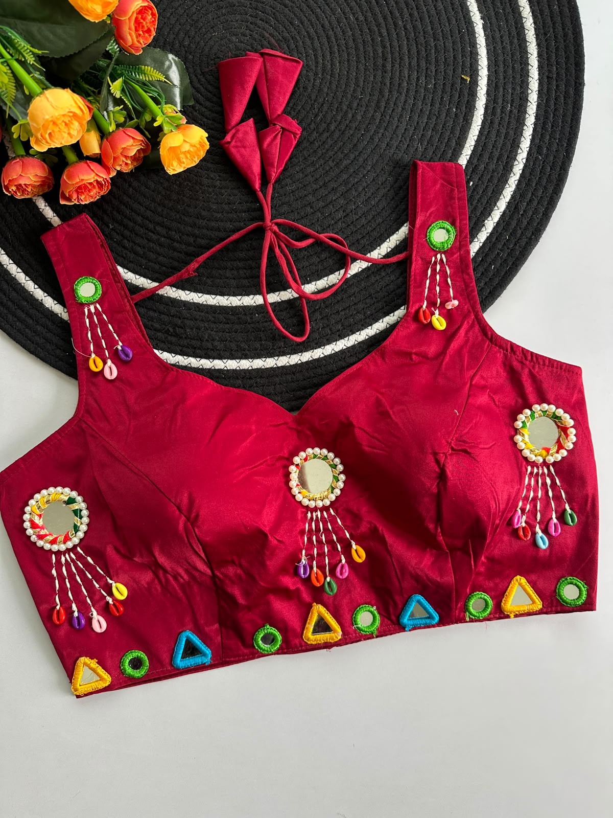 Fashion Collar Neck Blouse – Navratri Special