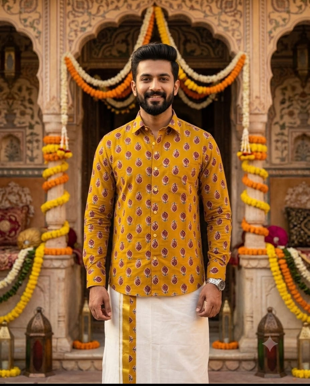 Cotton jaipur block print combo