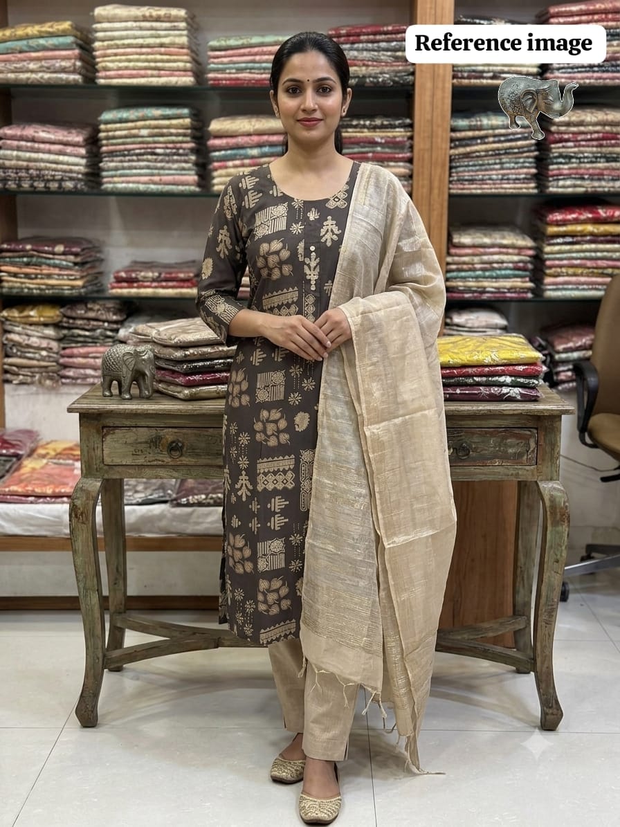 Heavy Vatikan Capsule Kurti Set (Kurti, Pant & Dupatta) - RC_FE 584F