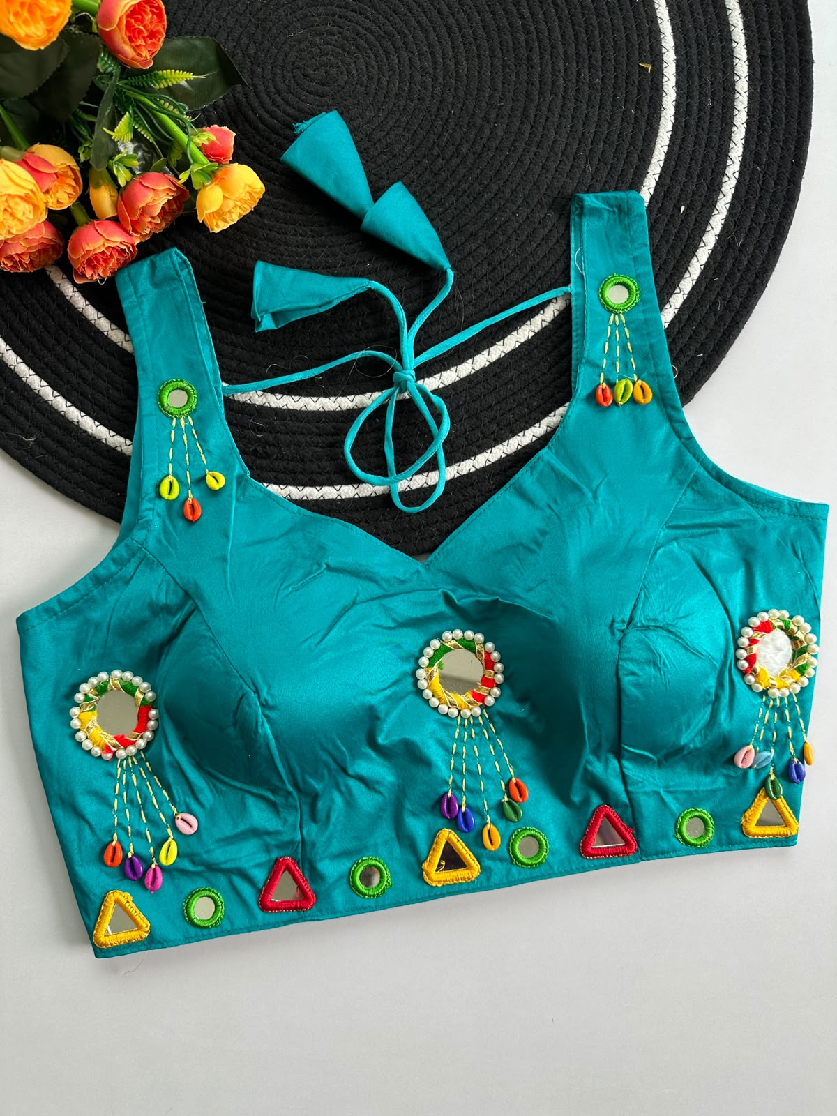 Fashion Collar Neck Blouse – Navratri Special
