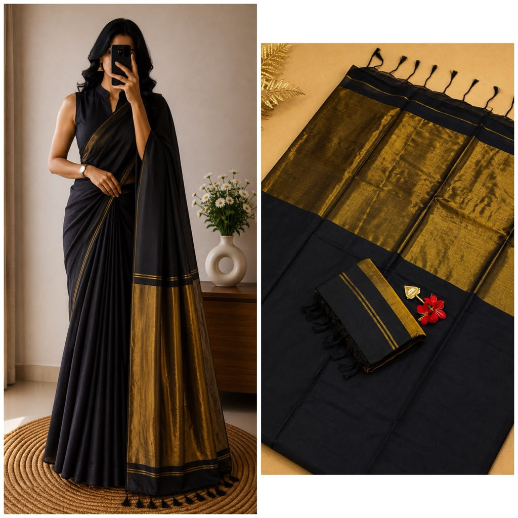 Nayanthara Inspired Khadi Saree