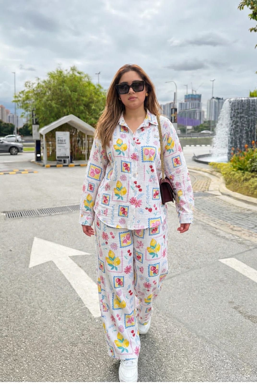 Pintersty Ultra Soft Mulmul Co-ord Set
