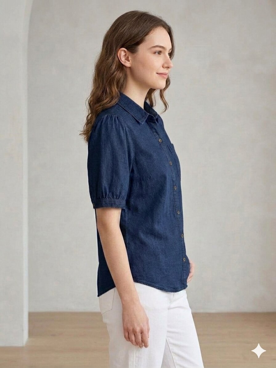 Always New Ladies Denim Shirt