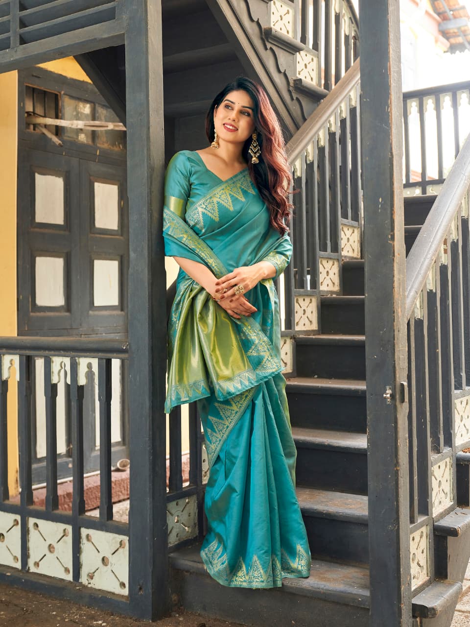 Soft banarassi Raw silk  saree