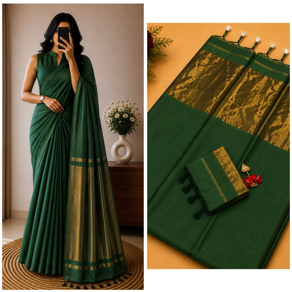 Nayanthara Inspired Khadi Saree