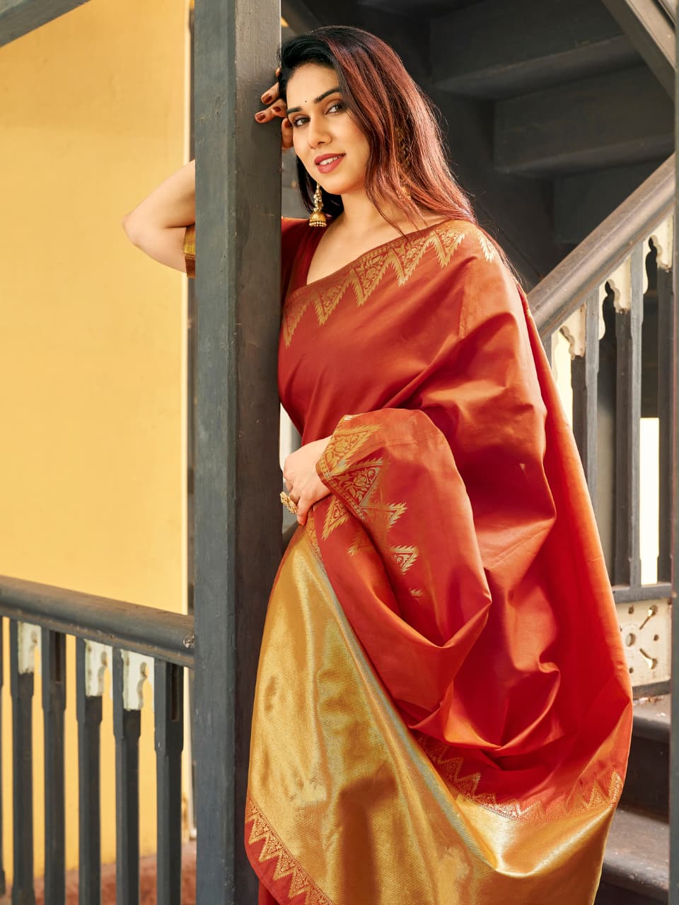 Soft banarassi Raw silk  saree