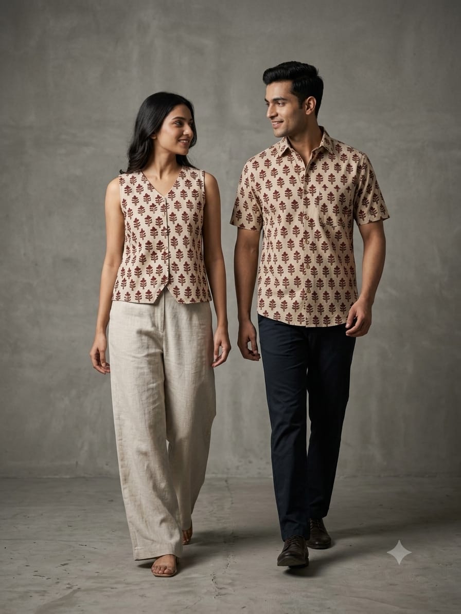 Pure Cotton Hand Block Printed Women’s Top