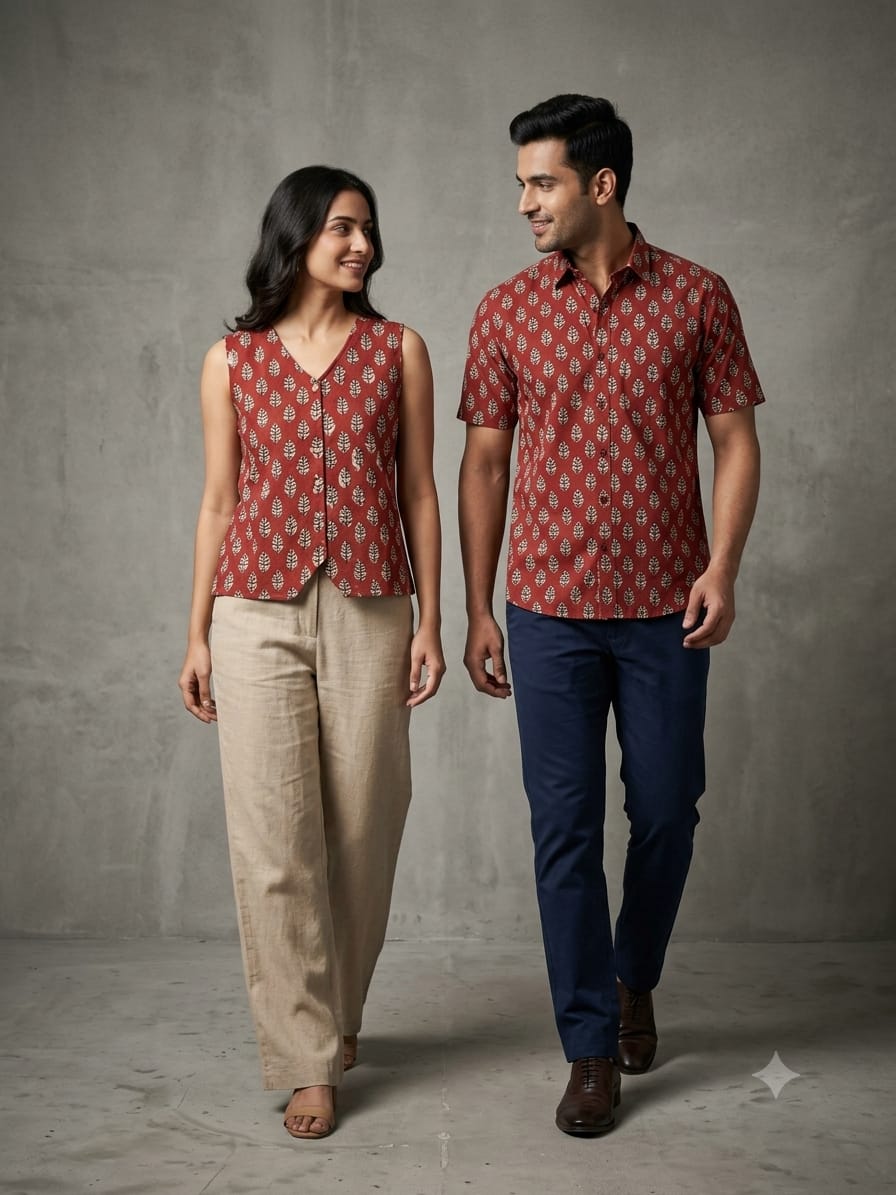 Pure Cotton Hand Block Printed Women’s Top
